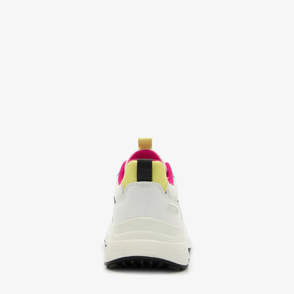 UNICORN Women's high-top sneakers lace-up shoes white silver 36 to 41