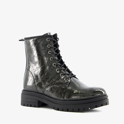 UNICORN Women's boots shoes imitation leather black 37 38 39 40 41 42