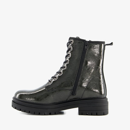 UNICORN Women's boots shoes imitation leather black 37 38 39 40 41 42