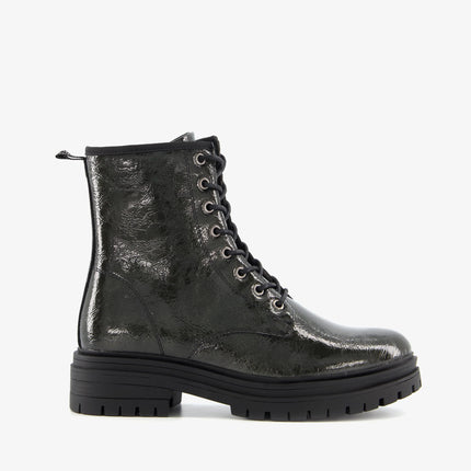 UNICORN Women's boots shoes imitation leather black 37 38 39 40 41 42