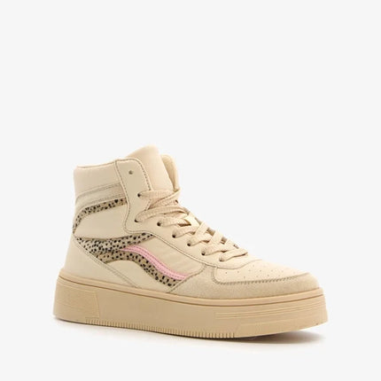 UNICORN Women's sneakers shoes tiger print beige white 37 38 39 40 41