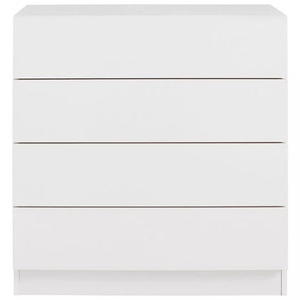 UNICORN Chest of Drawers Dresser modern white black Width 76 cm Depth 35 cm Height 79 cm