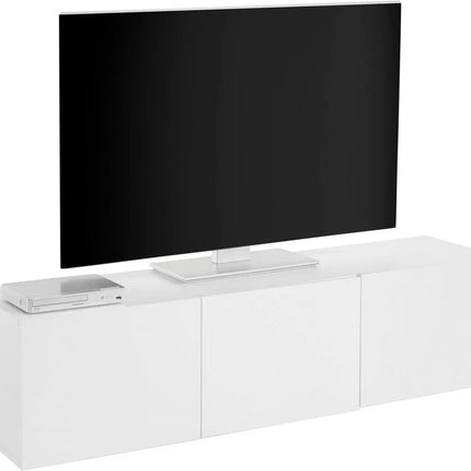 UNICORN TV furniture wall unit white Width 139 cm Depth 35 cm Height 35 cm