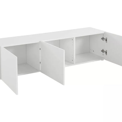 UNICORN TV furniture wall unit white Width 139 cm Depth 35 cm Height 35 cm