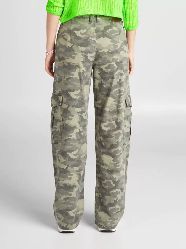 UNICORN Women's wide-leg trousers camouflage xxs xs s m
