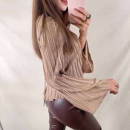 UNICORN Women's shirt top brown s m l