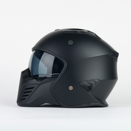 UNICORN Helmet vito jet bruzano mat black