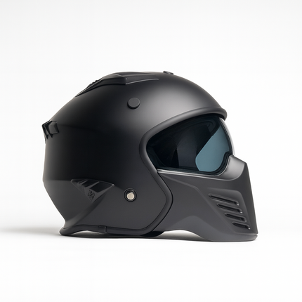 UNICORN Helmet vito jet bruzano mat black
