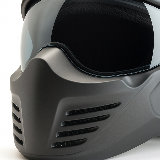UNICORN Helmet vito jet bruzano mat black