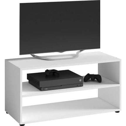 UNICORN TV furniture wall unit white Width 90 cm Depth 39 cm Height 45 cm