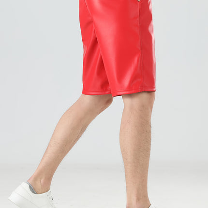 UNICORN Mens Faux Leather Shorts s m l xl xxl