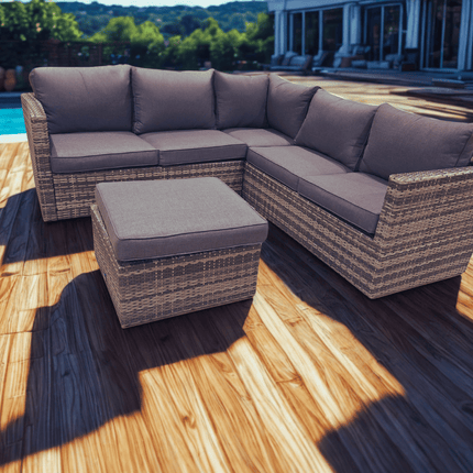 UNICORN Safari Lounge Set, Ultra-Luxury Corner Set Gray