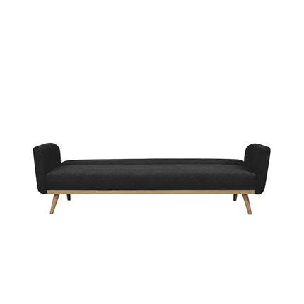 UNICORN Three-seater sofa black sofa bed width 205cm height 79cm