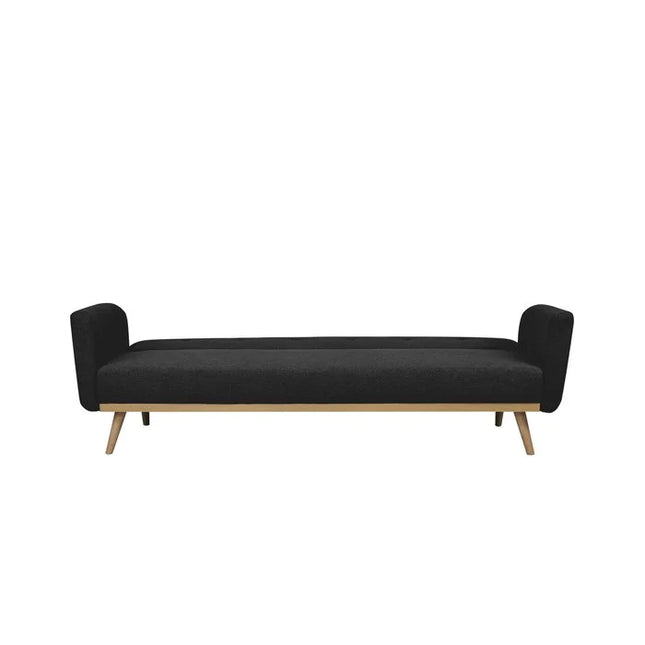 UNICORN Three-seater sofa black sofa bed width 205cm height 79cm
