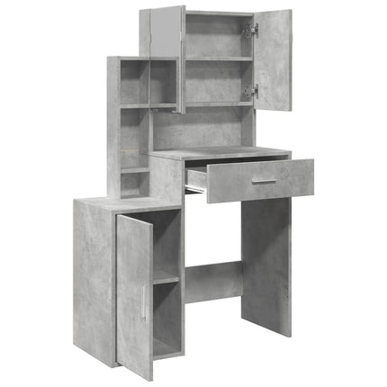 UNICORN Dressing Table Makeup with Mirror Black White Brown Grey Dressing Table