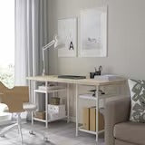 UNICORN Desk vibrant pine white 140x60 cm