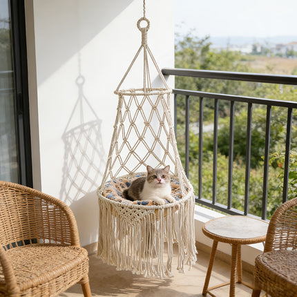 UNICORN Cat Hammock Hanging Cat Cot for Relaxation and Comfort