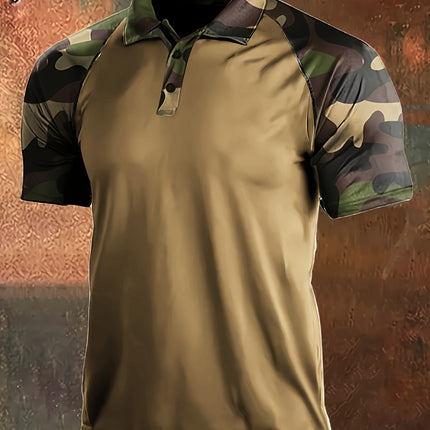 UNICORN Slim-Fit Classic Easy Short-Sleeve Polo Shirt with Camouflage s m l xl xxl xxxl