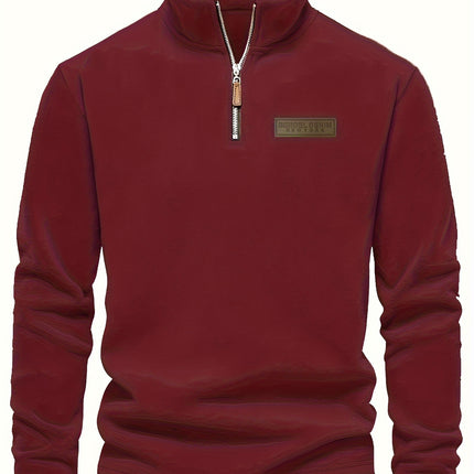 UNICORN Men's Sweatshirt with Stand-Up Collar, Half-Zip, Long Sleeves s m l xl xxl