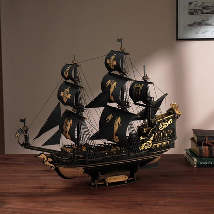UNICORN The Seahorse Barque 3D Wooden Puzzle Ship Model Kits Craft Kits for Home