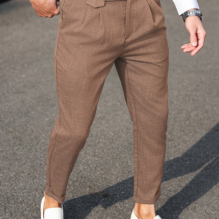 UNICORN Casual Fashion Versatile Suit with Pleated Long Pants s m l xl xxl