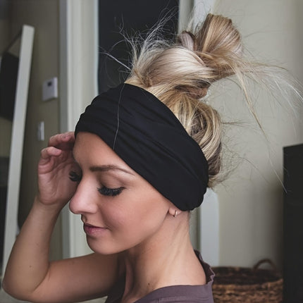 UNICORN 2 Blend Headbands in Bohemian Style Ideal for Sports with Leopard Print