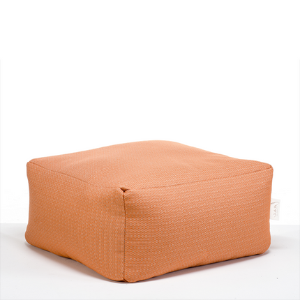 UNICORN Hocker poef bank lounge zitzak 68 x 68 x 34 oranje beige mosgroen donkerblauw lichtgroen asgrijs lichtbruin antraciet jeansblauw steengrijs