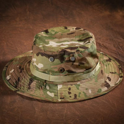 UNICORN Bucket Hats for Men Women Safari Outdoor Hats Black Camouflage