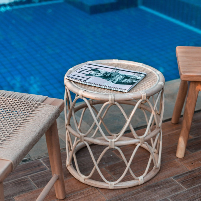 UNICORN rattan side table 45 cm high