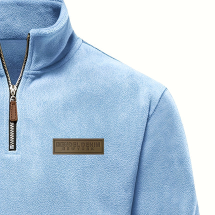 UNICORN Men's Sweatshirt with Stand-Up Collar, Half-Zip, Long Sleeves s m l xl xxl