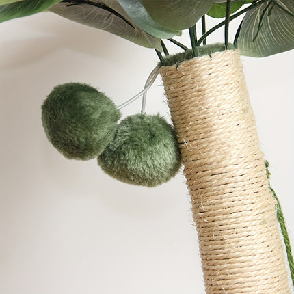 UNICORN 80.01cm Banana Leaf Cat Scratching Post with Climbing Frame