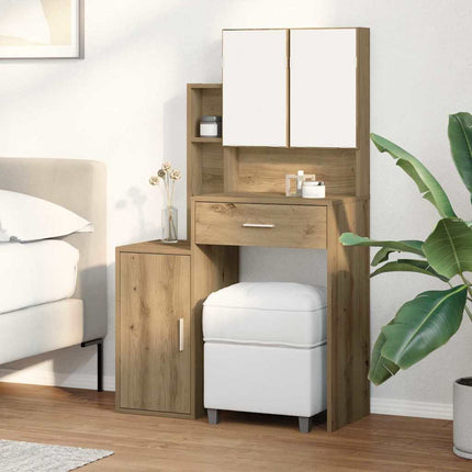 UNICORN Dressing Table Makeup with Mirror Black White Brown Grey Dressing Table