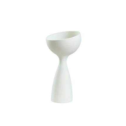 UNICORN Resin Vase with Drainage Hole 45.72cm Tal Indoor & Outdoor White Black