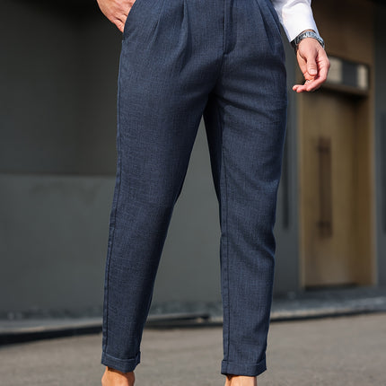 UNICORN Casual Fashion Versatile Suit with Pleated Long Pants s m l xl xxl