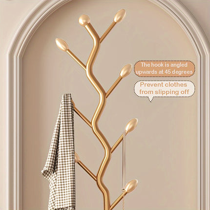 UNICORN Freestanding Valet Stand with a Dual-Tier Design White Black
