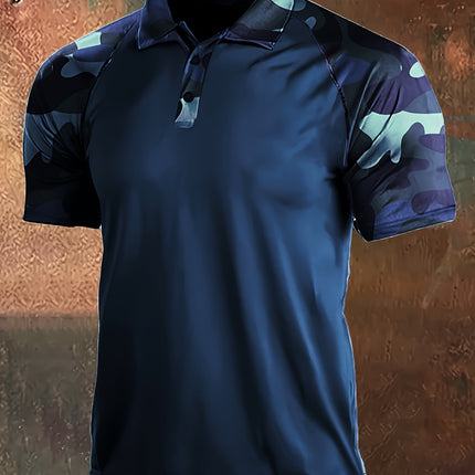 UNICORN Slim-Fit Classic Easy Short-Sleeve Polo Shirt with Camouflage s m l xl xxl xxxl