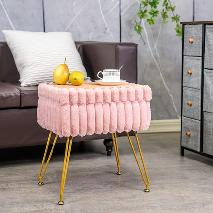 UNICORN Modern Minimalist Footstool with Storage Function pink