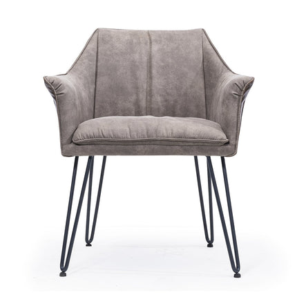 UNICORN Armchair brown grey 64x66x81