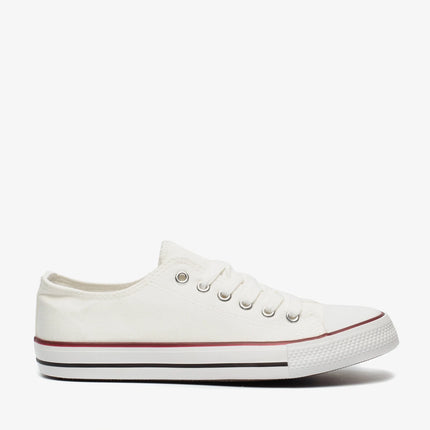 UNICORN Women's low sneakers lace-up shoes white black 36 to 41