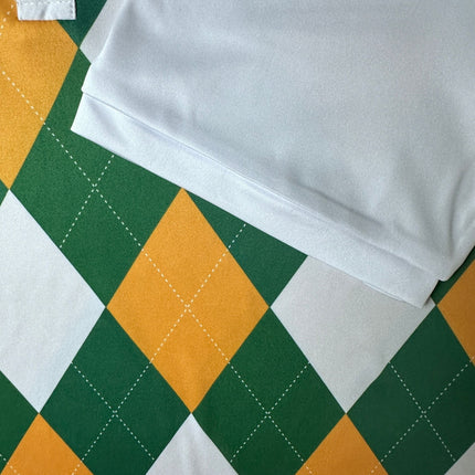 UNICORN Color Blocking Plaid Golf Shirt for Summer Breathable, Collar s m l xl xxl