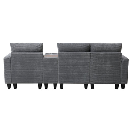 UNICORN Modern L-shaped sofa the first choice for small apartments Gray Beige