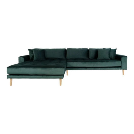 UNICORN Corner sofa polyester corner sofa green stone olive green yellow gray dark blue length 170 width 290cm height 76cm