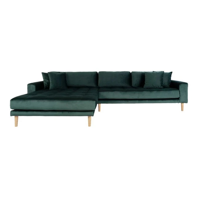 UNICORN Corner sofa polyester corner sofa green stone olive green yellow gray dark blue length 170 width 290cm height 76cm
