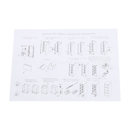 UNICORN Storage Cabinet Cosmetics & Skincare Organization, Easy-to-Assemble