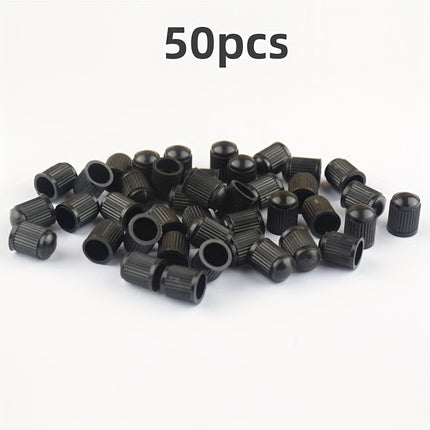 UNICORN Black PE Tire Valve Cap Set: Durable And Versatile for Car, SUV, Bike, Truck