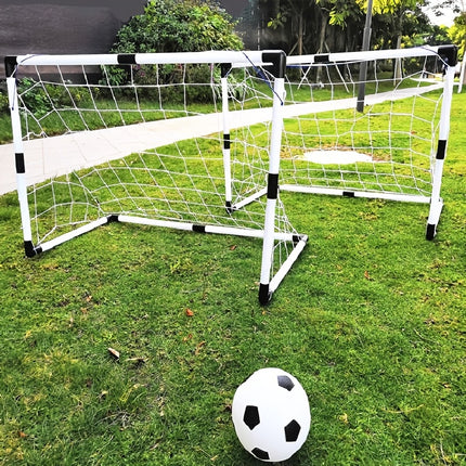 UNICORN 2pcs 92cm Double Football Goal Portable Indoor and Outdoor Sports Equipment
