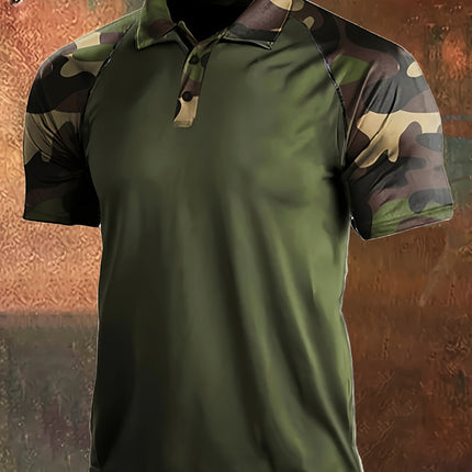 UNICORN Slim-Fit Classic Easy Short-Sleeve Polo Shirt with Camouflage s m l xl xxl xxxl