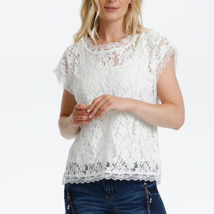UNICORN Dames blouse wit xs s m l xl xxl