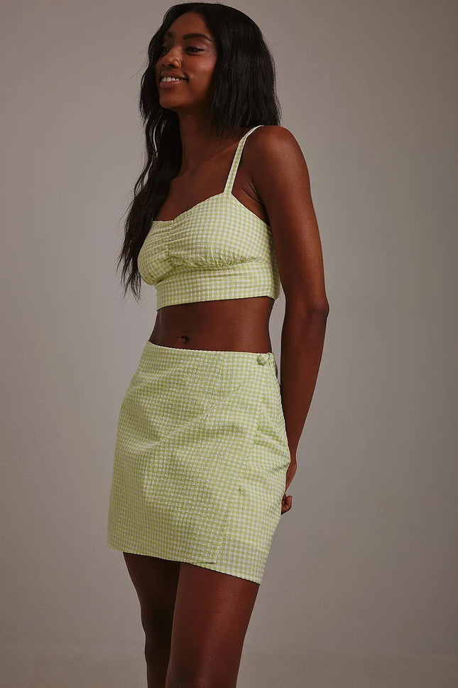 UNICORN Women's skirt light green white xxs xs s m l xl xxl