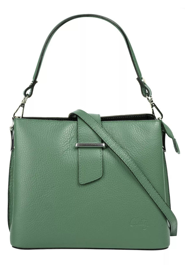 UNICORN Women's handbag leather green beige blue brown orange pink red white black